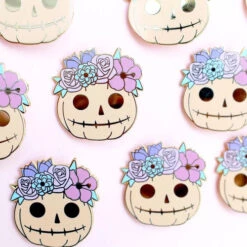 Pins Citrouille à Fleur -Animalière Décoration Magasin file 4652