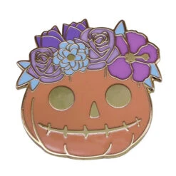 Pins Citrouille à Fleur -Animalière Décoration Magasin file 4654