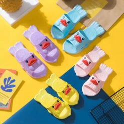 Claquettes Canard Violet -Animalière Décoration Magasin file 4878