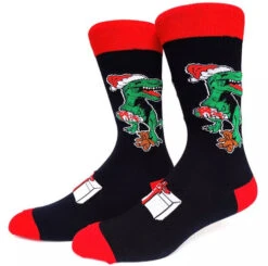Chaussettes T-Rex De Noël