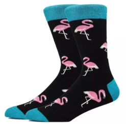 Chaussettes Flamant Rose Homme