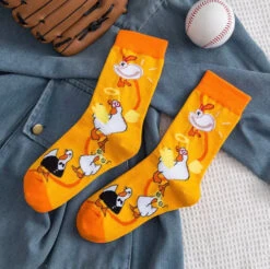 Chaussettes Canard Cartoon -Animalière Décoration Magasin file 5218