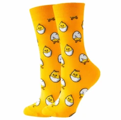 Chaussettes Poussins Jaunes