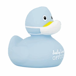 Canard Corona Bleu "Ducky Home Office" -Animalière Décoration Magasin file 662