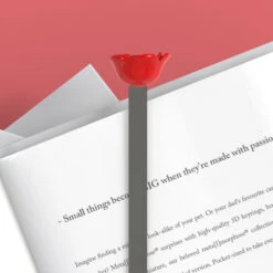 Marque Page Rose Rouge -Animalière Décoration Magasin file 933