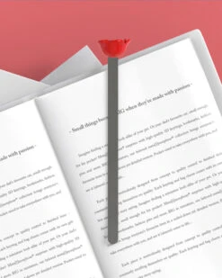 Marque Page Rose Rouge -Animalière Décoration Magasin file 935