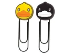 Marque Page Canard Noir Et Jaune